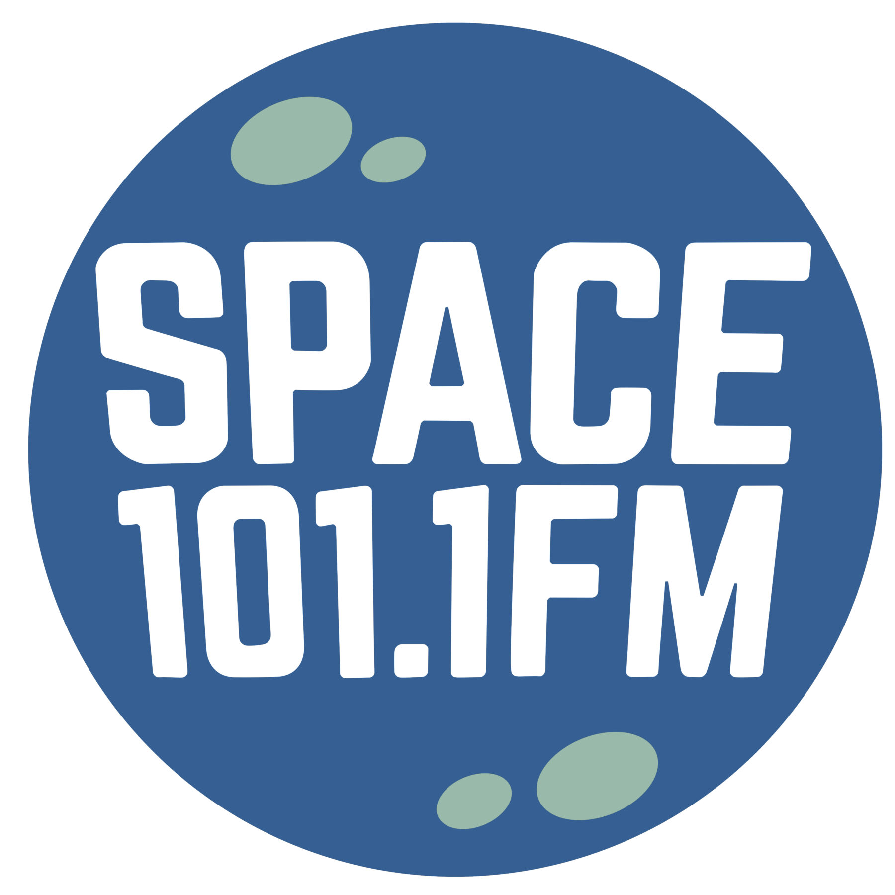 SPACE 101.1FM logo